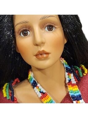 Native American Porcelain Ashton Drake Legend Of Hope figure Doll